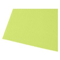銀鳥産業 カラーダンボール 黄緑90cm×3m 719-089 1枚（直送品）