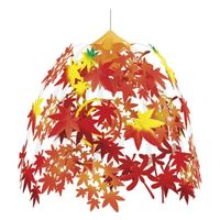 ハッピークラフト 和風紅葉2段センター AUNC3738 1セット(1個×3)（直送品）