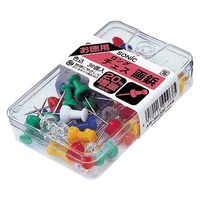 ソニック ロングチェス画鋲 AW-380 色込 36本入 1セット(1個×3)（直送品）