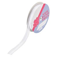 小堀リボン マジックフラワーNo.12 18mm×20m 白 NO.12シロ18 1セット(1巻×3)（直送品）