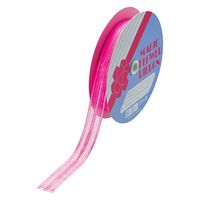 小堀リボン マジックフラワーNo.12 18mm×20m ピンク No.12ピンク18mmx20m 1セット(1巻×3)（直送品）