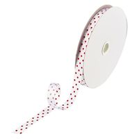 小堀リボン 水玉No.6050#1白12mm×50m NO.6050シロ12 1セット(1巻×3)（直送品）