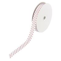 小堀リボン 水玉No.6050#1白18mm×50m NO.6050シロ18 1巻（直送品）