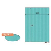 ヒサゴ リップルボード薄口A4 スカイ RBU02A4 1セット(1個×4)（直送品）