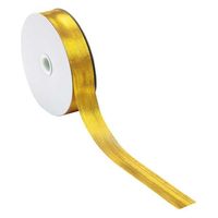 銀鳥産業 メタルリボン 24mm幅 ゴールド メタルリボンゴールド24ミリ 1個（直送品）