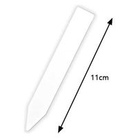 有限会社ヒラサワ ドリーム立型ラベル 11cm 10枚入り 白 ラベル11CMシロ 1セット(1パック×10)（直送品）