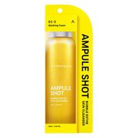 AMPULE SHOT(アンプルショット)　バブルエステ 炭酸洗顔フォーム 160g ボトルワークス