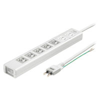 サンワサプライ 抜け止めシャッタータップ(3P・7個口・3m) TAP-F37SH-3KS 1本