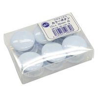 マグエックス カラーボタン MFCB-30 直径30mm 白 12個 MFCB-30-12P-W 1セット(1パック×3)（直送品）