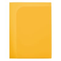 プラス 通知表ホルダー A4 FL-200SF YL 1冊 1セット(1冊×5)（直送品）