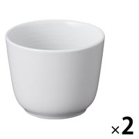無印良品 白磁 蕎麦猪口 約直径８．５×高さ６．５ｃｍ 1セット（1個×2） 良品計画