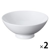 無印良品 白磁めし茶碗 特大 約直径１３．５×高さ５．５ｃｍ 1セット（1個×2） 良品計画
