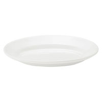 白色無地オーバル皿セット（大中小セット販売） 無印良品 磁器 リムオーバル皿 中 白 約24×16cm 良品計画