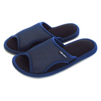 オクムラ エアパスインソールスリッパ 通気性 快適  Lサイズ ネイビー AAAA6005NV 1足