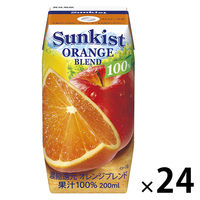 森永乳業 サンキスト100％オレンジブレンド 200ml 1箱（24本入）
