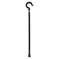 ユニット 万能フッカー500mm 単管フック付 黒 375-422 1本（直送品）