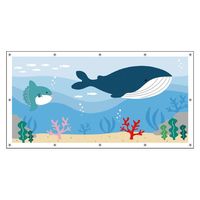 ユニット フェンスシート オーシャン2 930-43 1枚（直送品）