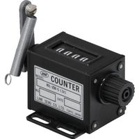 ライン精機 LINE メカニカルカウンター 5桁 4.8×2.4mm 左軸・右回転 RSL-204-5-4 1個 838-3832（直送品）
