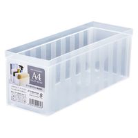 サナダ精工 A4バインダーボックス クリア J9588 1個（直送品