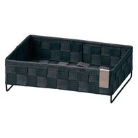 サンリツ KLEANE ZERO抗菌PPバンド素材の客室用ドライヤー置き ダークグレー 　1個