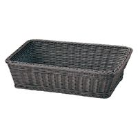 サンリツ KLEANE PLUS洗える抗菌素材の脱衣かご L ダークグレー 　1個