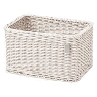 サンリツ KLEANE PLUS洗える抗菌素材のストレージBOX L ホワイト 　1個