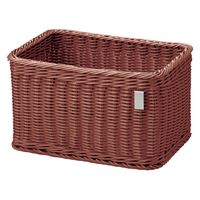 サンリツ KLEANE PLUS洗える抗菌素材のストレージBOX L ブラウン 　1個