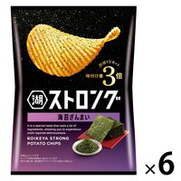 ポテトチップス おつまみ 湖池屋ストロング 海苔ざんまい 53g 6袋 湖池屋