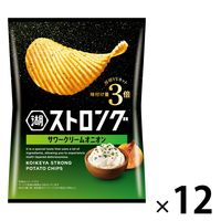 ポテトチップス おつまみ 湖池屋ストロング サワークリームオニオン 53g 12袋 湖池屋