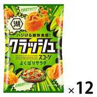 コーンスナック おつまみ クラッシュスコーン よくばりサラダ 40g 12袋 湖池屋