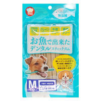 お魚で出来たデンタルスティックガム 白身魚味 Mサイズ 小型犬・中型犬用 60g 1袋 F&BELL 犬用 おやつ