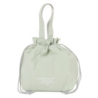 ランチ巾着トートバッグ グリーン LAKOLE/ラコレ