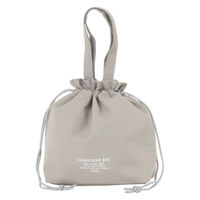 ランチ巾着トートバッグ グレー LAKOLE/ラコレ