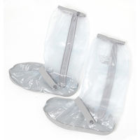 LONG レインZIPシューズカバー クリア [M]23～25.5cm(27cm以下の靴に対応) LAKOLE/ラコレ