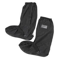 LONG レインZIPシューズカバー ブラック [L]25.5～28cm(32cm以下の靴に対応) LAKOLE/ラコレ