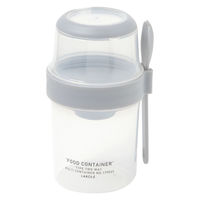 持ち手付きサラダボトル グレー LAKOLE/ラコレ