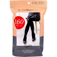 グローバル・ジャパン あったか裏起毛タイツ 160デニール ブラック L-LL 1枚入 4571621440750 1枚（直送品）