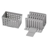 吉川国工業所 スライドできる！冷凍庫スタンド（ボックス×1ヶ・仕切り×3枚）　Ｇｙ ＳＴＫー01 1セット