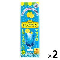 喫茶バスクリン アオイロ レモンスカッシュの香り 360g 1セット（1個×2） お湯の色 スカイブルー（透明タイプ） アース製薬