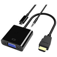 ルーメン 変換アダプタ HDMI-VGA LAD-HDMIVGA 1個（直送品）