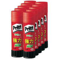 プラス プリット強力ジャンボ10個 NS-704L-10B 1箱（直送品）