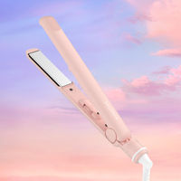 数量限定　SALONIA（サロニア）　ストレートへアアイロン メロウコーラルピンク 24mm I-ne