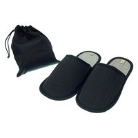 ニッポンスリッパ 携帯スリッパ イージースリッパパッカブル 出張 旅行 外出先 LLサイズ ブラック 1足