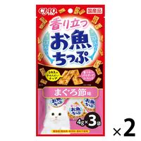 いなば CIAO チャオ 香り立つお魚ちっぷ まぐろ節味 国産（4g×3袋）2袋  キャットフード 猫用 おやつ