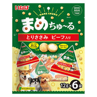 いなば まめちゅ～る とりささみ ビーフ入り（12g×6袋）1袋 ドッグフード 犬用 おやつ
