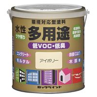 ロックペイント 水性多用途 0.7L ライトカーキー H75-7755-03 1個（直送品）