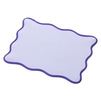 マウスパッド ウェーブデザイン ズレにくい 裏面ラバー パープル MP-UK01PU エレコム 1個（直送品）