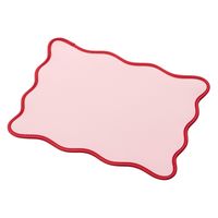 マウスパッド ウェーブデザイン ズレにくい 裏面ラバー ピンク MP-UK01PN エレコム 1個（直送品）