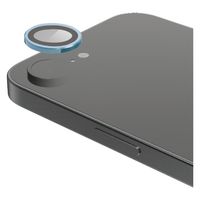 iPhone16e カメラフィルム ガラス 高透明 表面硬度10H メタリックブルー PM-A25SFLLGBUM エレコム 1個（直送品）