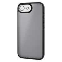 iPhone 16e ケース ハイブリッド メタルステッカー付 マットブラック PM-A25SHVCKKPBK エレコム 1個（直送品）
